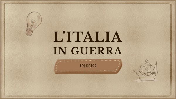 L'ITALIA IN GUERRA