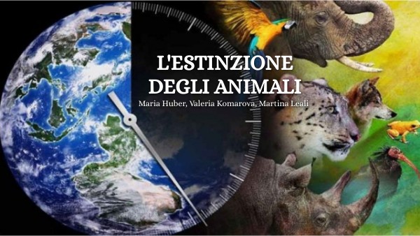 L'estinzione degli animali