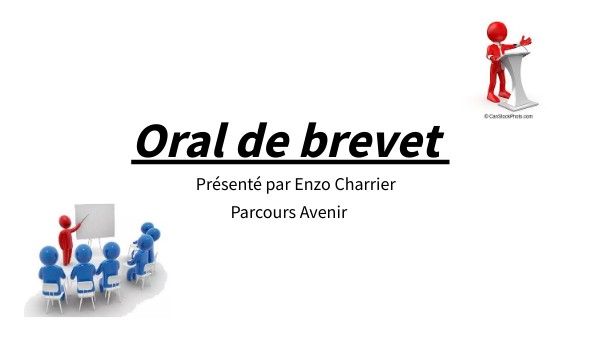 Oral du brevet