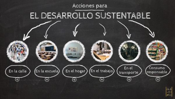 INFOGRAFÍA ACCIONES PARA EL DESARROLLO SUSTENTABLE