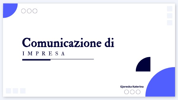 La comunicazione d'impresa