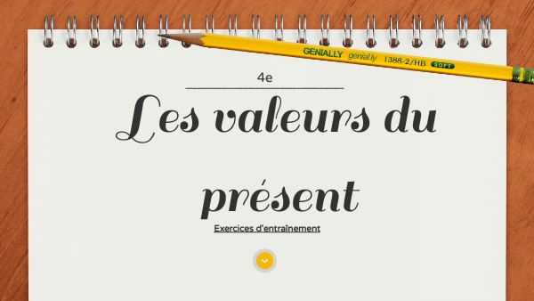 Les valeurs du présent