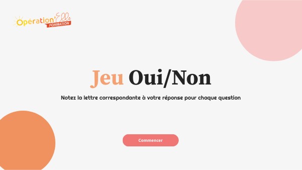 jeu oui/non