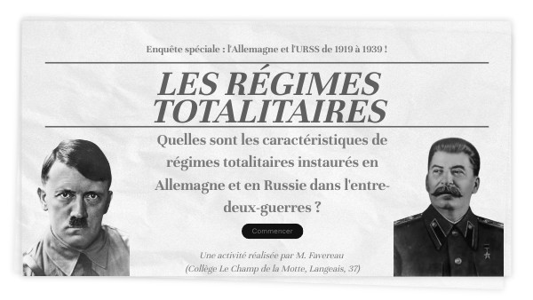 Les caractéristiques des régimes totalitaires