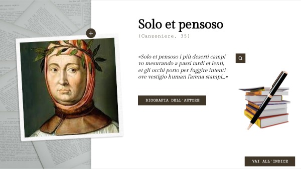 Francesco Petrarca - Solo et Pensoso