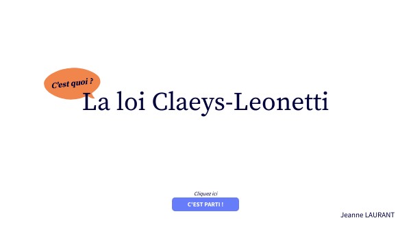 La Loi Leonetti Claeys | Loi Leonetti Résumé – PZWK