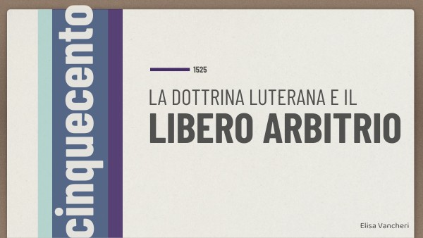 "polemica libero arbitrio"