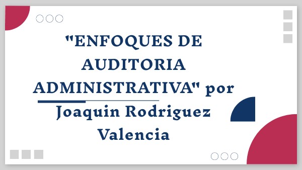 Auditoria Administrativa Joaquin Rodriguez Valencia Pdf