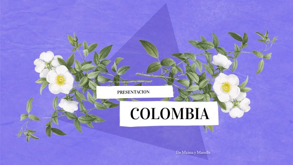 Présentation COLOMBIE
