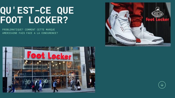 FOOT LOCKER ETUDE GESTION