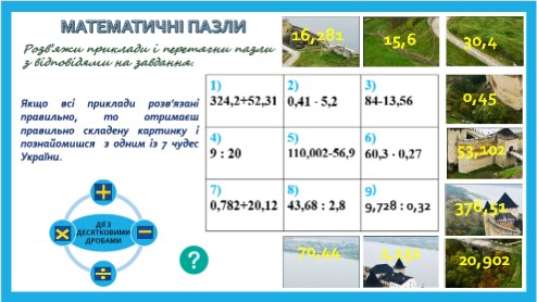 Математичні пазли