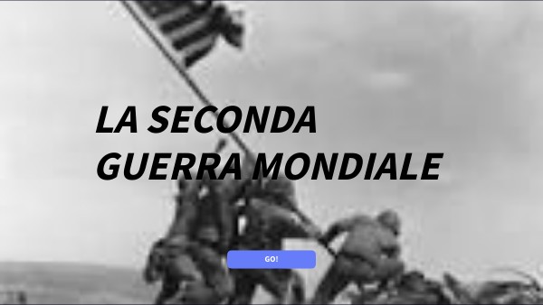 Tesina Seconda Guerra Mondiale