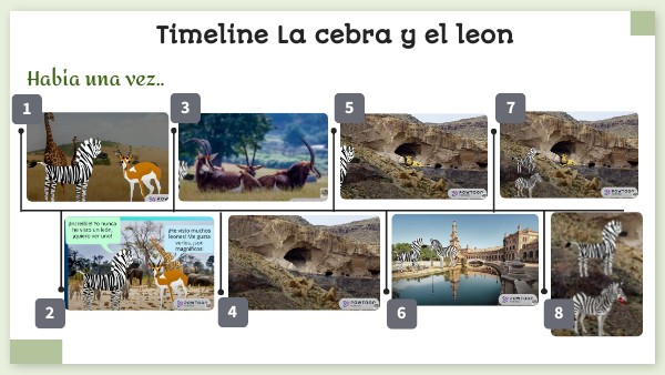 La cebra y el leon