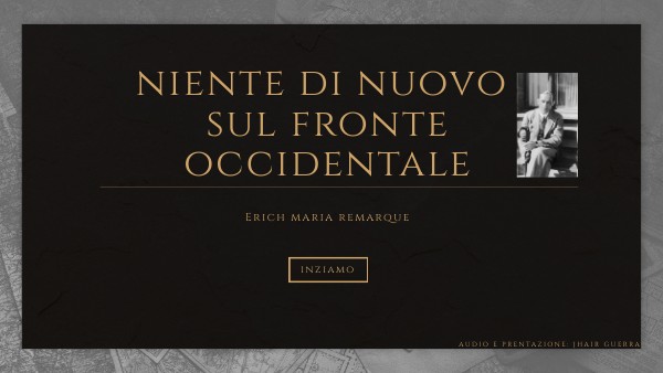 NIENTE DI NUOVO SUL FRONTE OCCIDENTALE