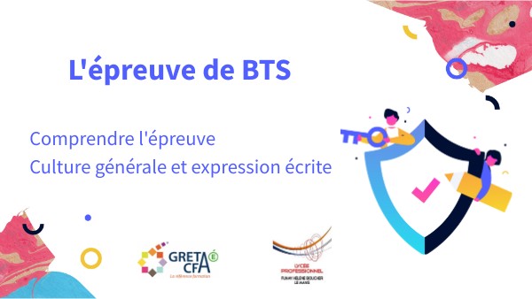 L'épreuve de culture générale et expression écrite BTS
