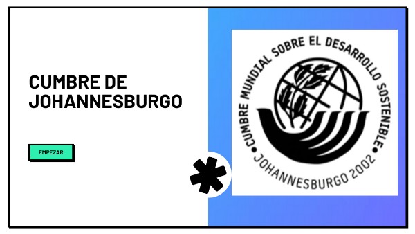 Cumbre de Johannesburgo