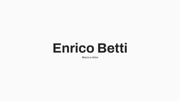 Enrico betti (PPT)