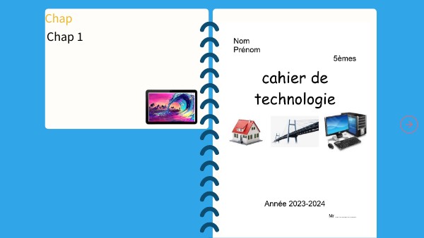 Cahier Technologie 4C 2023/24