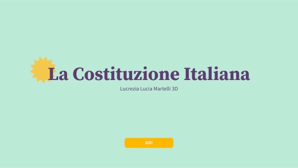 la costituzione italiana