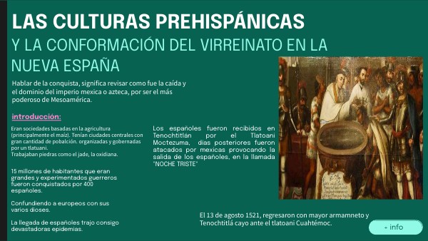 LAS CULTURAS PREHISPANICAS Y LA CONFORMACIÓN DE LA NUEVA ESPAÑA
