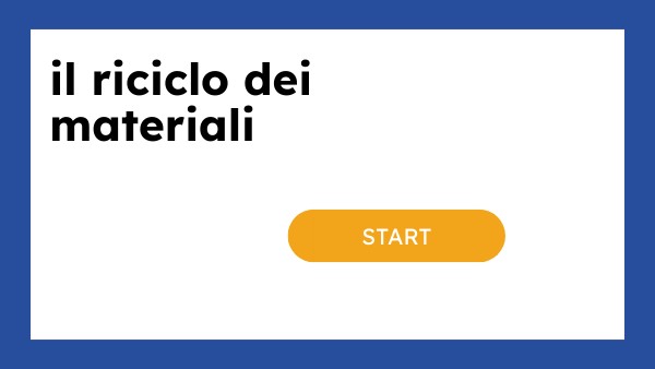 QUIZ SUL RICICLO