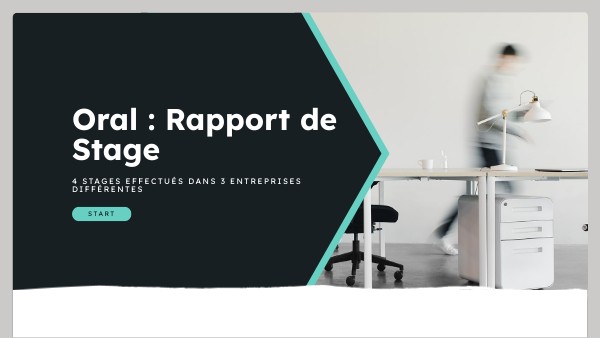 Oral Rapport de Stage