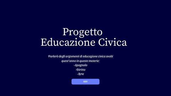 Esempi Svolti Di Eas Educazione Civica progetto educazione civica