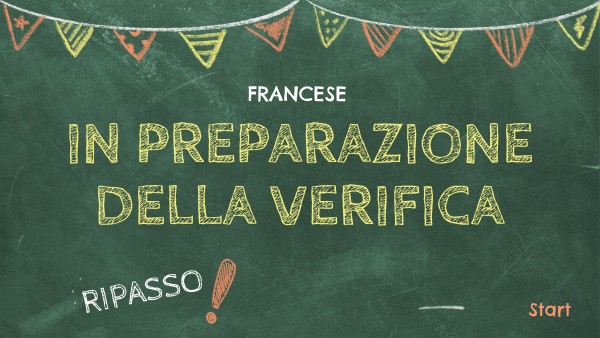 ripasso verifica di francese