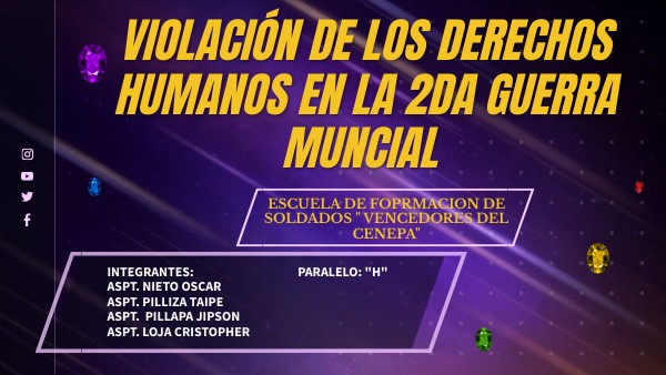 Violación a los derechos humanos en la segunda guerra mundial