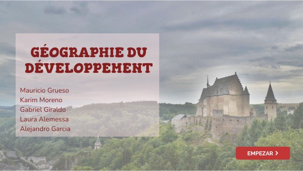 GEOGRAFIA DEL DESARROLLO