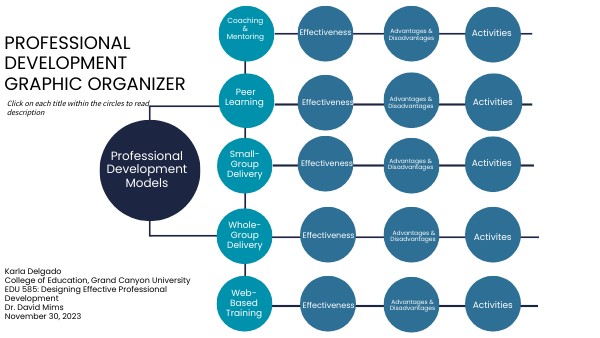 Professional Development Graphic Orgnaizer