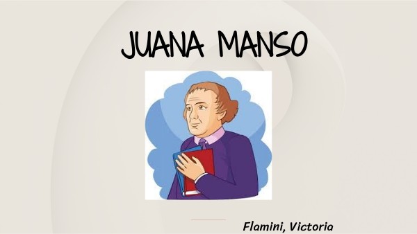JUANA MANSO