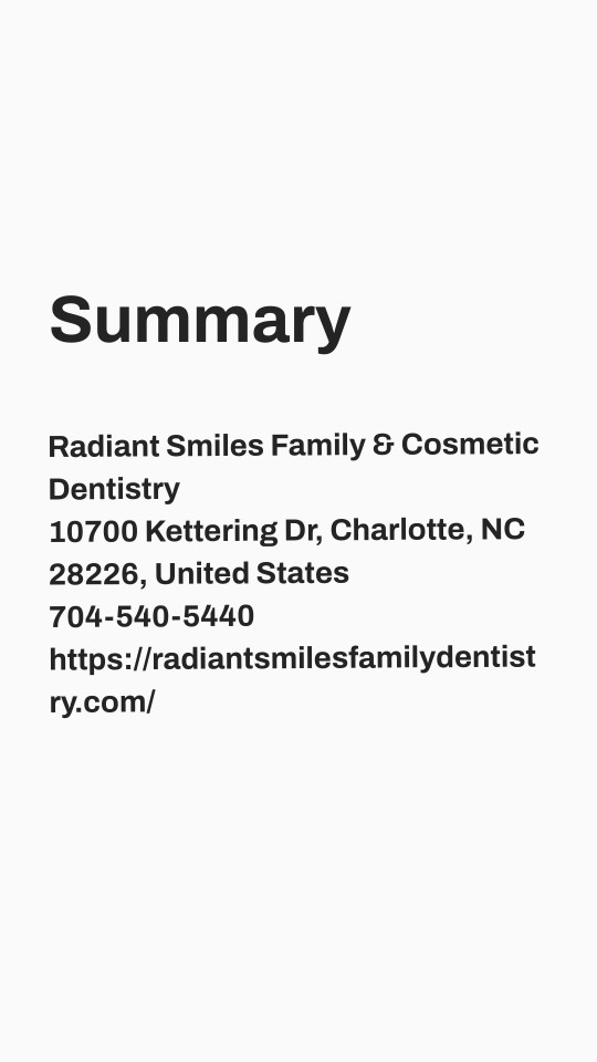 Radiant Smiles Family & Cosmetic Dentistry