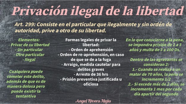 Privación ilegal de la libertad