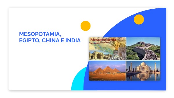 Civilizaciones Mesopotamia Egipto China E India
