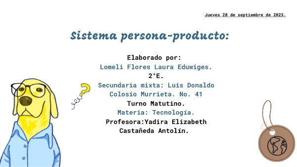 Sistema-persona-producto.L. Lomeli