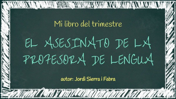 EL ASESINATO DE LA PROFESORA DE LENGUA