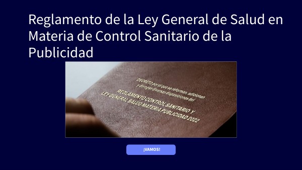 Reglamento de la Ley General de Salud en Materia de Control Sanitario