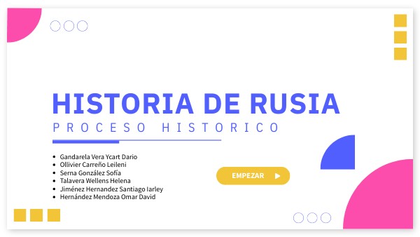 La historia de Rusia