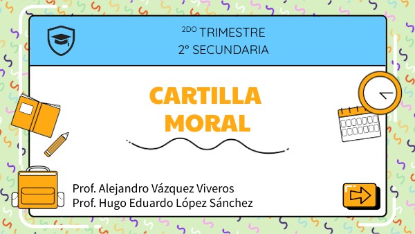 CARTILLA MORAL 2° GRADO