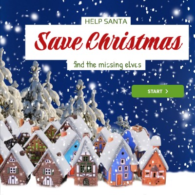 Help Santa, Save Christmas find the missing elves