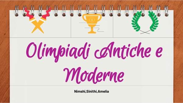 Differenza Tra Olimpiadi Antiche E Moderne OLIMPIADI MODERNE E ANTICHE