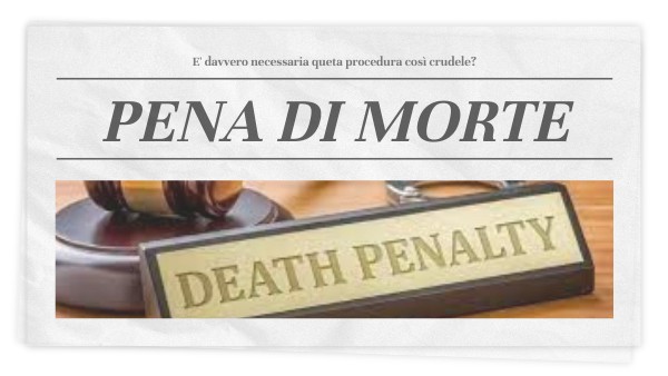 PENA DI MORTE