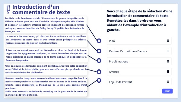 Commentaire de texte - Introduction