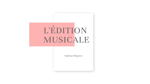 Édition musicale