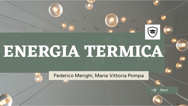L'Energia Termica