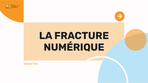 La fracture numérique