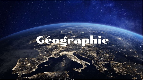 Page Presentation Geographie présentation géographie