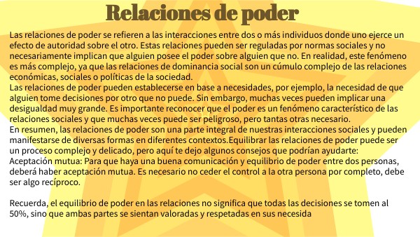 Relaciones de poder