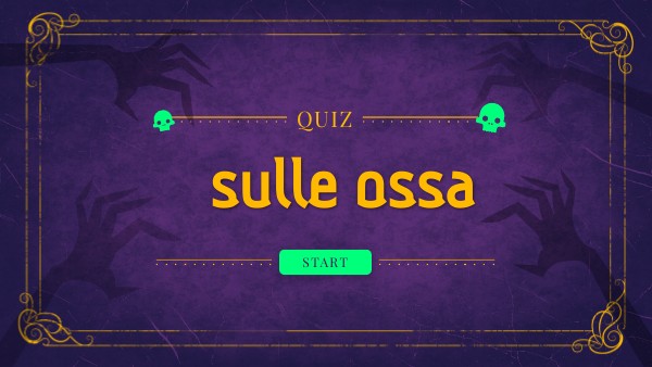 quiz sulle ossa